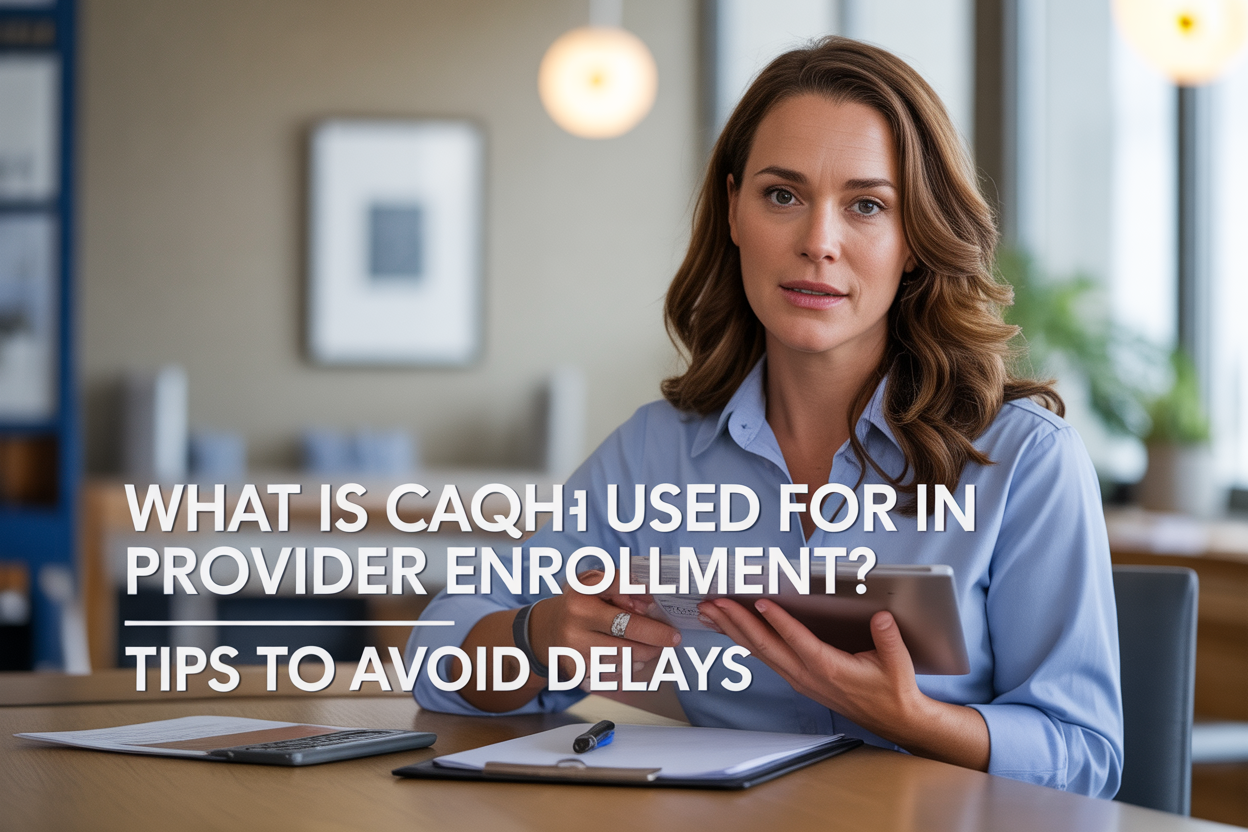 What Is CAQH Used For in Provider Enrollment? Tips to Avoid Delays